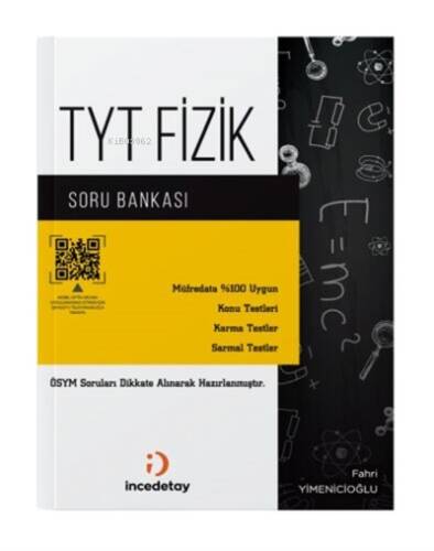 Tyt Fizik Soru Bankası İncedetay Yayıncılık - 1