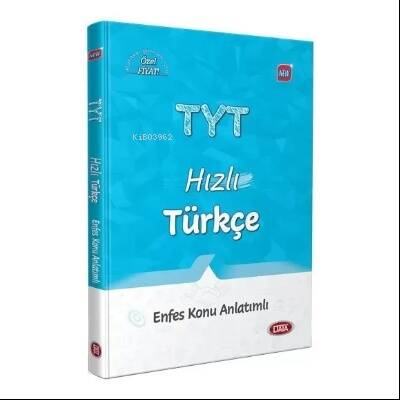 TYT Hızlı Türkçe Konu Enfes Konu Anlatımlı - 1