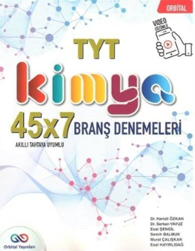 TYT Kimya 45 x 7 Branş Denemeleri - 1