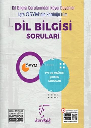 TYT MSÜ ÖSYM'nin Sorduğu Tüm Dil Bilgisi Soruları - 1