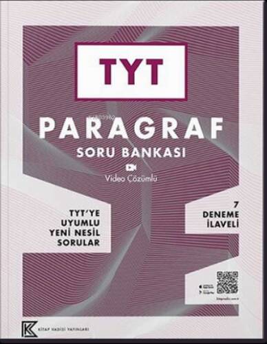 TYT Paragraf Soru Bankası Kitap Vadisi - 1