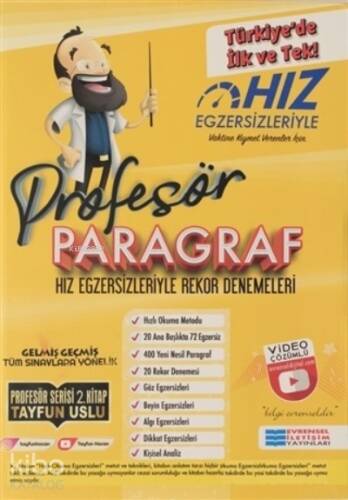 TYT Profesör Dil Bilgisi Soru Bankası;Gelmiş Geçmiş Tüm Sınavlara Yönelik- Profesör Serisi 1.Kitap - 1