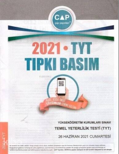 Tyt Tıpkı Basım 2021 -2022 - 1