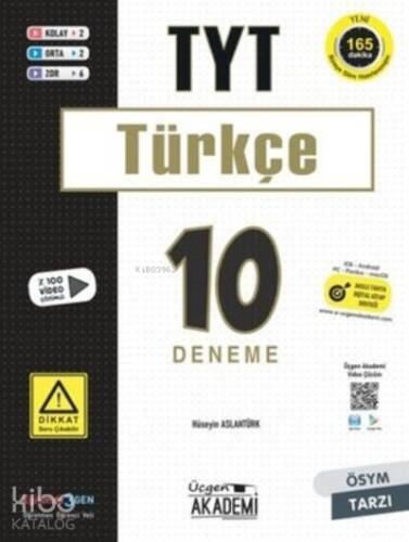 TYT Türkçe 10'lu Deneme - 1