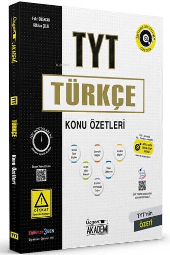 TYT Türkçe Konu Özeti Üçgen Akademi Yayınları - 1