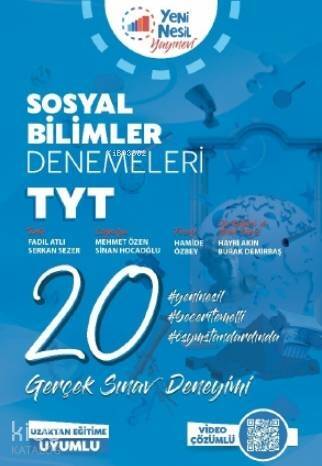 TYT Türkçe Sosyal Bilimler 20 Deneme Sınavı - 1