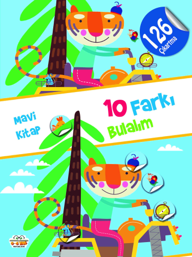 10 Farkı Bulalım -Mavi Kitap - Kitapiks.com