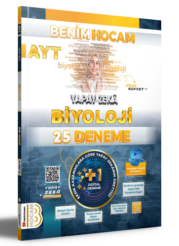 2024 AYT Yapay Zekâ Biyoloji 25 Deneme - Kitapiks.com