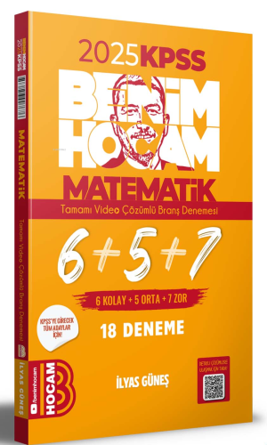 2024 KPSS Matematik Tamamı Çözümlü 6+5+7 Deneme - Kitapiks.com