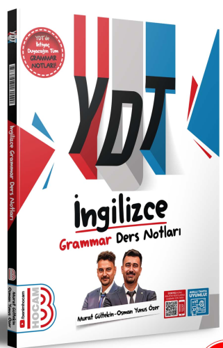 2024 YDT İngilizce Video Destekli Konu Anlatımı - Kitapiks.com