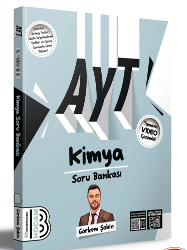 2023 AYT Kimya Tamamı Video Çözümlü Soru Bankası - Kitapiks.com