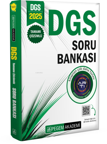 2024 DGS Tamamı Çözümlü Soru Bankası - Kitapiks.com