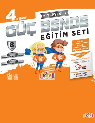 4. Sınıf Güç Bende Eğitim Seti (8 Kitap) - Kitapiks.com