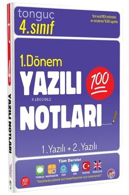 4.Sınıf Yazılı Notları 1.Dönem 1+2.Yazılı - Kitapiks.com