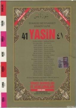 41 Yasin Arapça ve Türkçe Okunuşlu Mealli Fihristli Çanta Boy - Kitapi