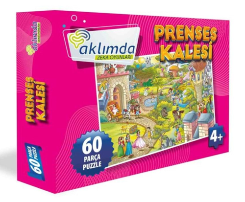 60 Parça Puzzle - Prenses Kalesi - Kitapiks.com