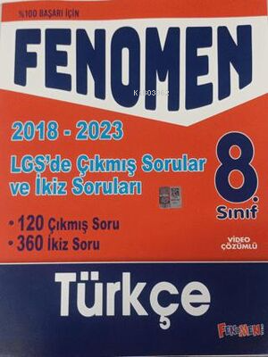 8. Sınıf LGS Türkçe Çıkmış ve İkiz Sorular 2018-2023 - Kitapiks.com