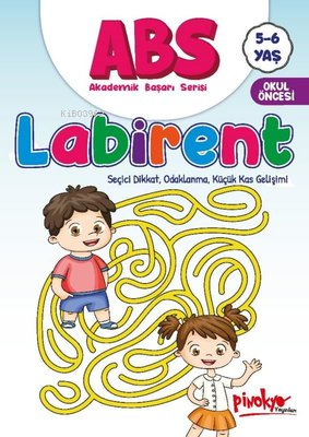 ABS Labirent - Seçici Dikkat, Odaklanma, Küçük Kas Gelişimi 5 - 6 Yaş 