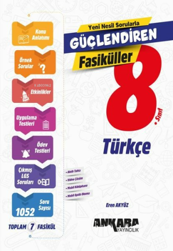 Ankara Yayıncılık 8. Sınıf Türkçe Güçlendiren SET Fasiküller - Kitapik