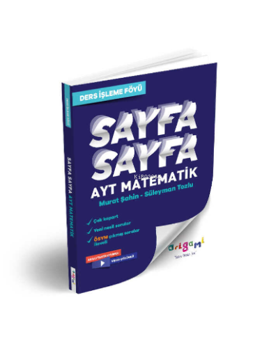 Ayt Matematik Sayfa Sayfa Ders İşleme Föyü - Kitapiks.com