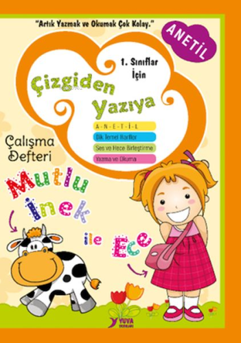 Çizgiden Yazıya Çalışma Defteri-Dik Temel Harflerle - Kitapiks.com