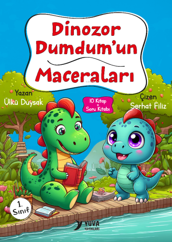 Dinozor Dumdum’un Maceraları;10 Kitap + Soru Kitabı - Kitapiks.com