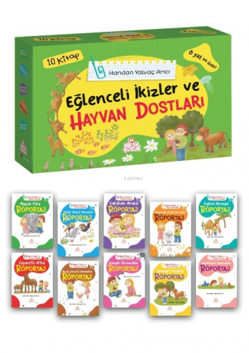 Eğlenceli İkizler ve Hayvan Dostları - Kitapiks.com