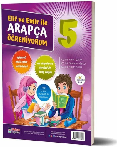 Elif ve Emir İle Arapça Öğreniyorum 5. Sınıf Eğlenceli Akıllı Tahta Ak