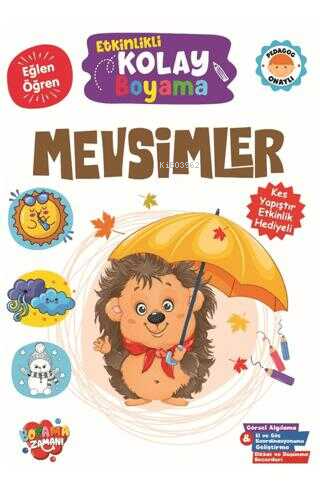 Etkinlikli Kolay Boyama - Mevsimler - Kitapiks.com