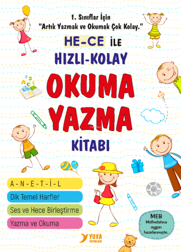 He-ce ile Hızlı - Kolay Okuma Yazma Kitabı - Kitapiks.com