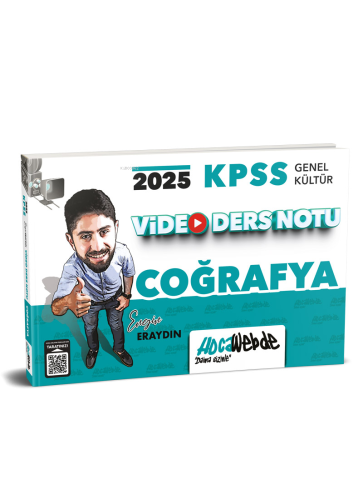 HocaWebde Yayınları KPSS GK Coğrafya Video Ders Notu 2024 - Kitapiks.c