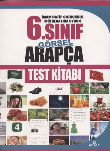 İmam Hatip Ortaokulu Müfredatın Uygun 6. Sınıf Görsel Arapça Test Kita