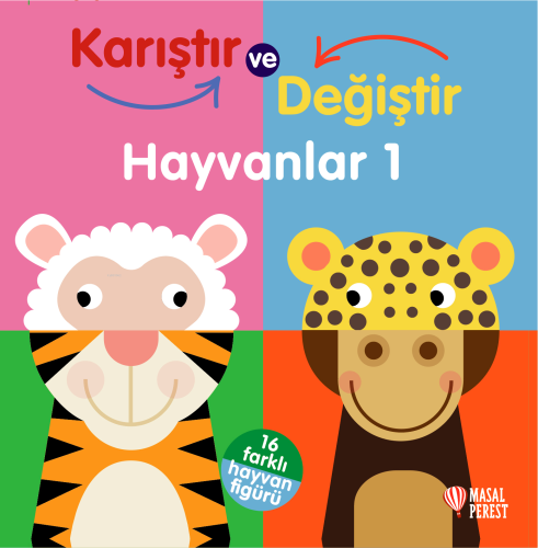 Karıştır Değiştir - Hayvanlar 1 - Kitapiks.com