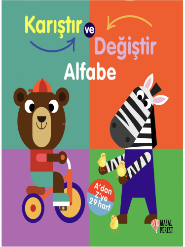 Karıştır ve Değiştir Alfabe - Ciltli - Kitapiks.com