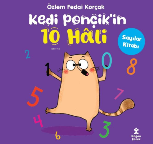 Kedi Ponçik’in 10 Hâli- Sayılar Kitabı - Kitapiks.com