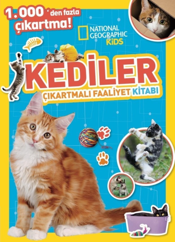 Kediler (Çıkartmalı Faaliyet Kitabı) - Kitapiks.com