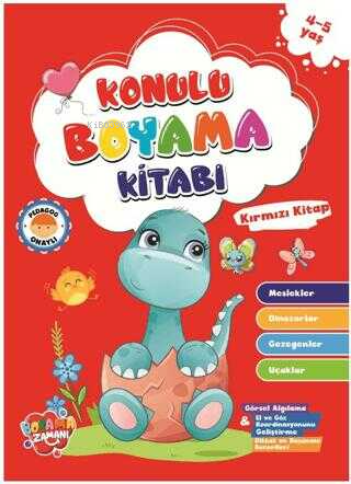 Konulu Boyama Serisi-Kırmızı Kitap 4-5 Yaş - Kitapiks.com