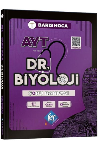 KR Akademi Barış Hoca AYT Dr. Biyoloji Soru Bankası - Kitapiks.com