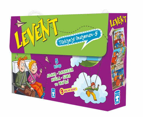 Levent Türkiye'yi Geziyorum - 5 Set; (5 Kitap) - Kitapiks.com