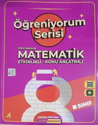 Matsev 8.Sınıf LGS Öğreniyorum Serisi Matematik - Kitapiks.com