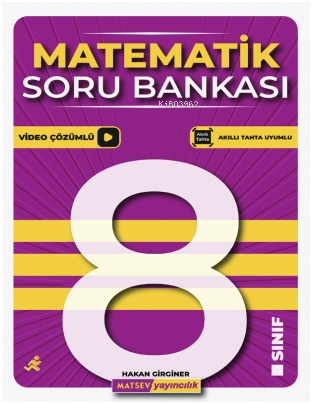 Matsev Yayıncılık 8. Sınıf Matematik Soru Bankası - Kitapiks.com