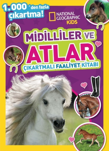 Midilliler ve Atlar (Çıkartmalı Faaliyet Kitabı) - Kitapiks.com