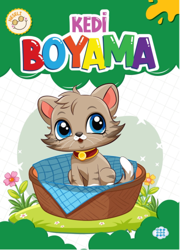 Neşeli Kedi Boyama - Kitapiks.com