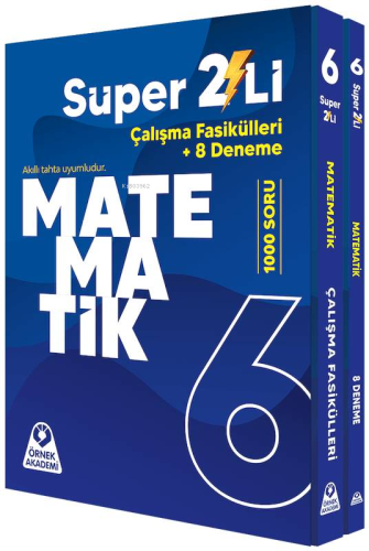 Örnek Akademi 6. Sınıf Süper İkili Matematik Seti - Kitapiks.com