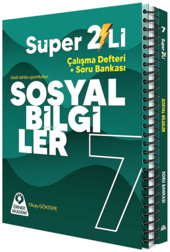 Örnek Akademi 7. Sınıf Süper İkili Sosyal Bilgiler Seti - Kitapiks.com