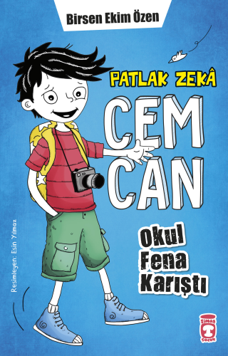 Patlak Zekâ Cemcan ;Okul Fena Karıştı (Fleksi Cilt) - Kitapiks.com