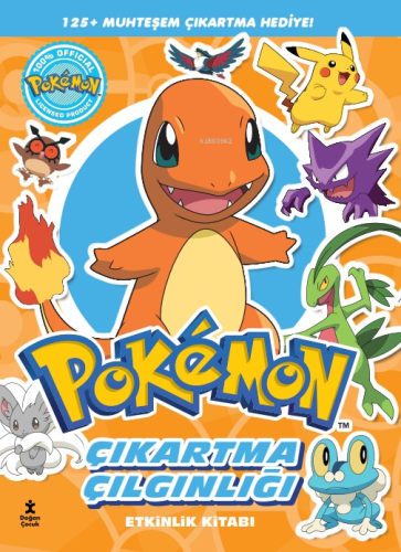 Pokémon - Charmander Çıkartma Çılgınlığı Etkinlik Kitabı - Kitapiks.co