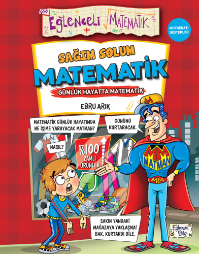 Sağım Solum Matematik - Günlük Hayatta Matematik - Kitapiks.com