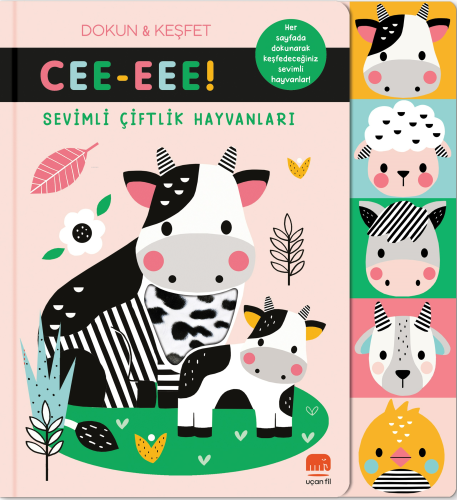 Sevimli Çiftlik Hayvanları;Cee-Eee! (Dokun Keşfet) - Kitapiks.com