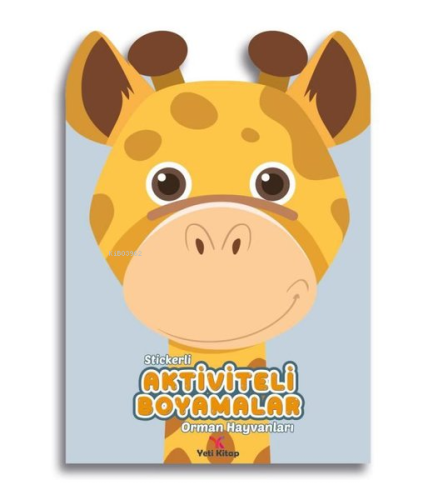 Stickerli Aktiviteli Boyamalar - Orman Hayvanları - Kitapiks.com